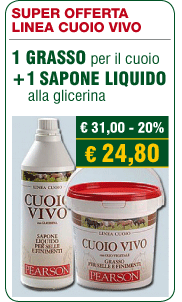 Offerta linea cuoio vivo: 1 grasso per selle e finimenti + 1 sapone liquido alla glicerina