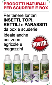 Prodotti naturali per scuderie e box