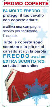 Fa molto freddo... proteggi il tuo cavallo con coperte adatte!