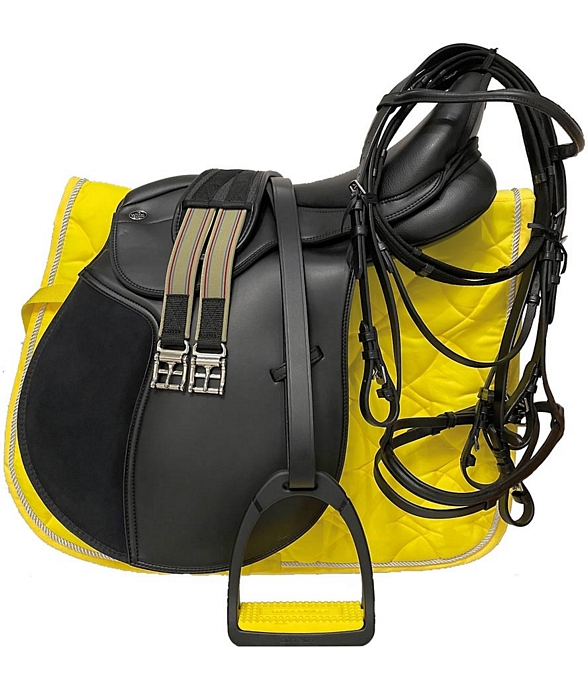 Sottosella inglese imbottitura soft modello Double Face Horses - Blu e Verde Sottosella inglese imbottitura soft modello Double Face Horses - Blu e Verde