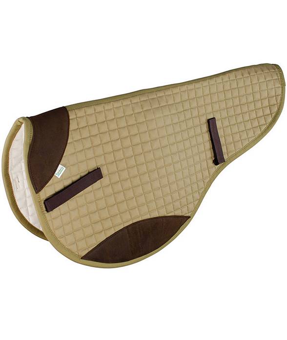 Sottosella Ammortizzante Per Cavalli In PU E Memory Foam | Cuscinetto Da Equitazione 55x45 Cm | Antiscivolo, Riduce Attrito | Colore Nero