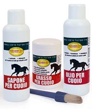 SET CURA CUOIO pelle