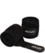 Fasce da lavoro in pile elastico modello Work set 2 pezzi Horses 