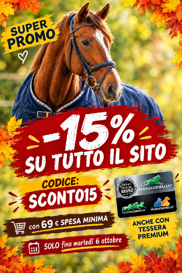 15% SU TUTTO - codice SCONTO15 o Tessera Premium da €69